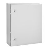 Wall-mounted enclosure 1 door IP66 H=600 W=500 D=210mm