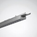 Continuous lines 765... E-Line Next Fix Lens Silver rectangular ETDD 54W 8000lm Wide reduced glare UGR19 (W19) IK03 3 SDCM