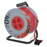 PVC Extension Cord Reel– 4 sockets, 40m, 2,5mm2 SCHUKO
