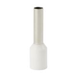 Single insulated sleeve terminal HI 4.0/12-bi white, Al/Cu