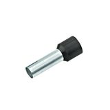 Wire ferrule isolated, 1,5mmý, L1=8mm, black