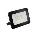 LED floodlight iLUX, 30W, 2400lm, 6000K, AC220-240V, 50/60 Hz, PF>0,9, RA>80, IP65, 120°, black frame