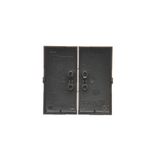 Momentary single switches with key - two positions ''0-1'', graphite mat, 5A