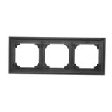 Light push button, Push In system, (module), Simon 24, IP20/IP44, 10AX, 10A, black matt