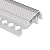 Step-on aluminum profile BE 68x27mm without diffuser 2m