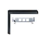 CROSSIGN 110 P MS90° bracket BK - Surface-mount bracket