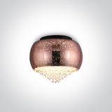 CEILING LIGHT COPPER 4x9W G9 100-240V