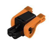 PCB plug-in connector, female plug, 5.08 mm, Number of poles: 2, 180°, PUSH IN with actuator, Clamping range, max. : 3.31 mm², Box