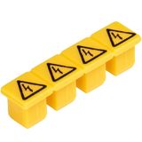 WARNING COVER ADF.../4 GELB