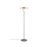 Dios LED floor lamp brushed steel