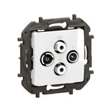 TV-R-SAT-SAT ETOILE 2CAB BLANC