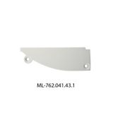 End cap without hole for AN, left, white color, 1pc
