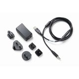 Wall charger for Fluke Solmetric PVA I-V units and SolSensor, with global compatibility and interchangeable blades. FLUKE-SOL-CHARGER