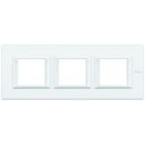 AXOLUTE - PLACCA 2X3P 57MM BIANCO AXOLUTE