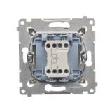 Blind for loudspeaker sockets DGL3.01/.., anthracite, metalic