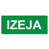 Luminescent sticker IZEJA  EZ-1 320x160 lampa.lv