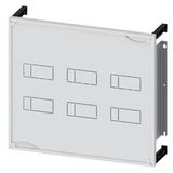 ALPHA 400/630 DIN circuit breaker kit 3x 3VA10-11/100 A/160 A 3+4-pole