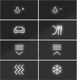 KNX pushbutton cover, 8-position, with backlight, A.x/C.x, black glossy.