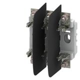 HRC fuse base plastic Sz.00 3P flat