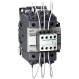 Capacitor contactor, 40kVAr/400V, 3P+1z+2ny