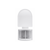 Motion detector CR-2, max 1200W, AC220-240V, 50/60Hz, angle180°, range 8m ± 1,8-2,5m, IP44, not for LED, surface mounted, white housing