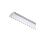 LED PROFILE A recessed 1m aluminum/frosted acrylic