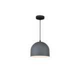 Ceiling fixture KATILU,2041, AC220-240V,50/60Hz,1*E27, IP20, Diameter 25 CM,single, grey