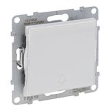 ONE-WAY PUSH-BUTTON ILLUMINATED LABELHOLDER WHITE