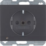 SCHUKO soc.out. LEDorient.,enhncd contact prot.,screw-in lift term.,K1