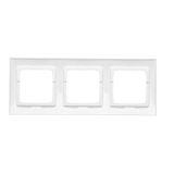 Light push button with indicator light, 10AX, white
