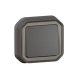 PLEXO 1 GANG 2-WAY SWITCH - ANTHRACITE - FLUSH