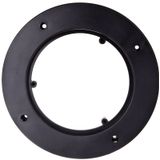 Flange for mounting an extension socket