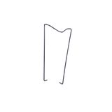 Metal retaining clip for screw terminal for socket 90.0X/2X in S60,86 (090.33)