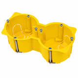 Drywall Switch Box Double IP30