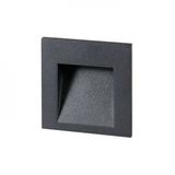 TESS SQ recessed anthracite grey 230V LED 3W IP54 3000K