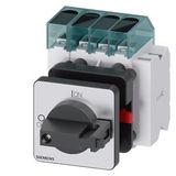 Switch disconnector 3LD3, Iu 63 A main control switch 3-pole + N