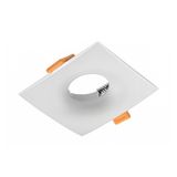 Spot luminaire housing AURORA, IP20, square, white