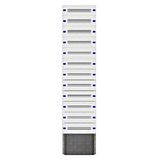 Combination Distributor Modular chassis 428mm 42HU, complete