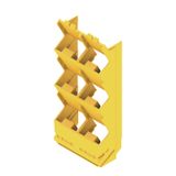 Side element, OMNIMATE Housing - series CH20M  Traffic yellow, Side element, Width: 45 mm