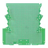 Electronics housing sample, OMNIMATE Housing - series CH20M  green, PCB for self-assembly, CH20M12 - 67, For 2 connection levels, Width: 1.6 mm