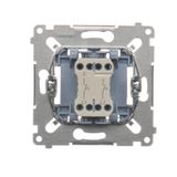 Light LED indicator red light, (module), black matt