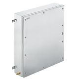 Klippon TB MH (Terminal Box - Multi Hinge), Empty enclosure, stainless steel enclosure, Height: 620 mm, Width: 508 mm, Depth: 150 mm, Material: Stainless steel 1.4404 (316L), electropolished, silver