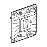 Arteor™ - Double pole switch - with neon - 40 A 250 V~ - 4'' x 4'' - Magnesium