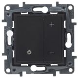 NILOE STEP - PUSH-BUTTON DIMMER 2-WIRE - BLACK COLOR