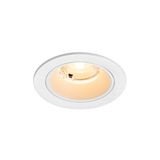 NUMINOS© S recessed ceiling light 3000K 40ø IP20 round wh