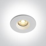 WHITE FIRE RATED 7W WW IP65 230V DIMMABLE