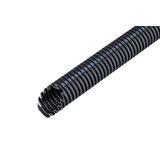 Lichte flexibele kunststof buis; zwart zwart