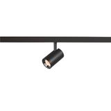 NUMINOS® XS 48V TRACK DALI, spot, black / chrome, 8.7W, 670lm, 2700K, CRI90, 55°