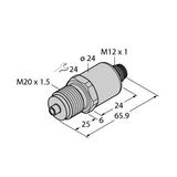 Pressure Transmitter With Current Output (2-Wire)   PT0.5R-1020-I2-H1143