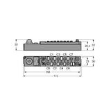 piconet Coupling Module for PROFIBUS-DP 4 Digital PNP Inputs Filter 3 ms   SDPL-0404D-0003